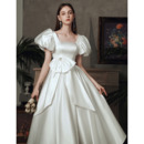 Simple Satin Reception Wedding Dresses