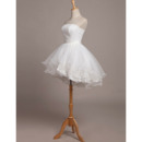 Lace Bodice Short Wedding Dresses