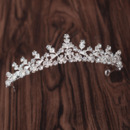 Beautiful Alloy With Crystal Embellished Wedding Tiara